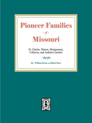 cover image of Pioneer Families of Missouri